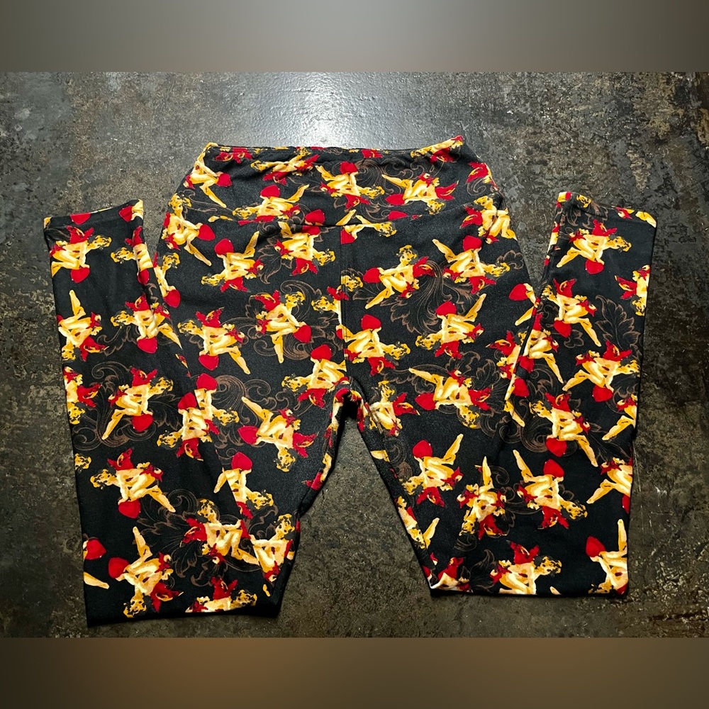 Valentine Cupid Leggings LuLaRoe, one size (fits 4-12)